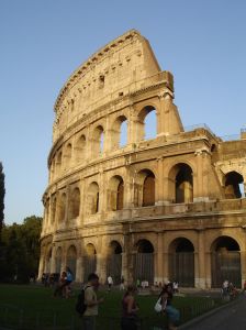 Altes Italien: Kolosseum in Rom