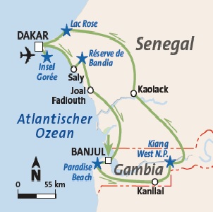 Gambia Rundreise und Baden Gambia Rundreise und Baden