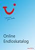 TUI Online Endloskatalog