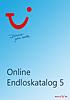 TUI Online Endloskatalog 5