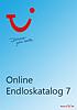 TUI Online Endloskatalog 7