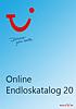 TUI Online Endloskatalog 20
