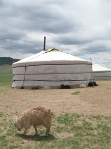 Jurten-Leben in der Mongolei